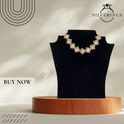 Royal Tear Moissanite Choker - Silverings