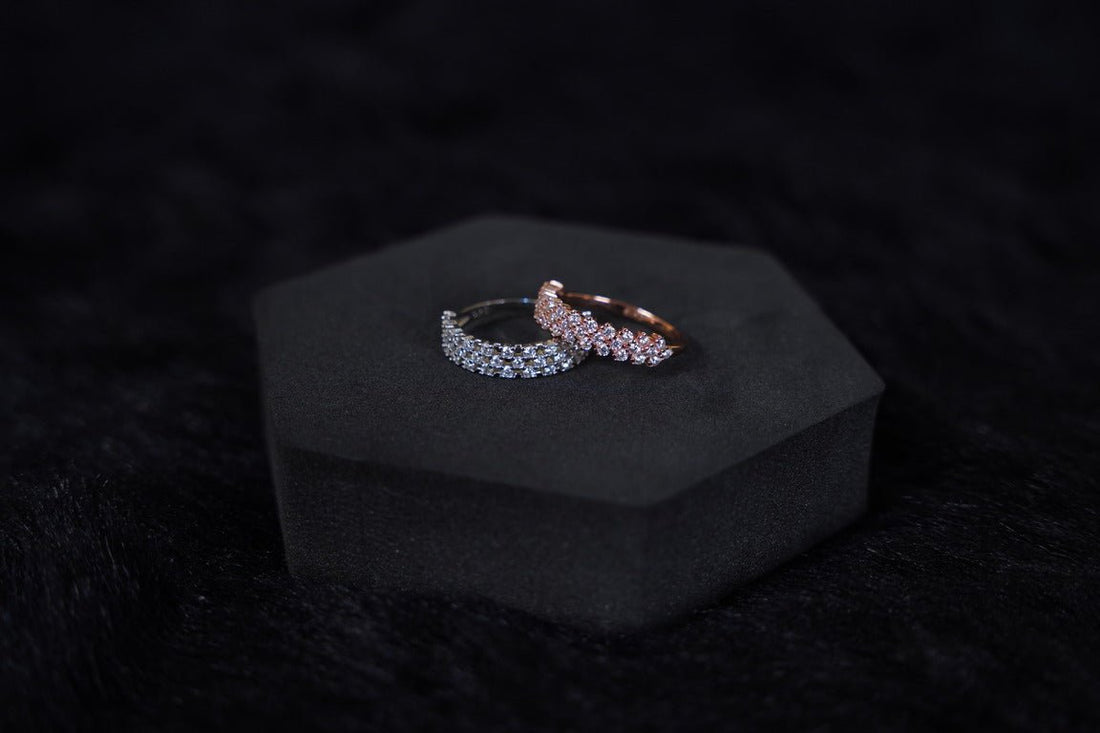 SILVERINGS 925 STERLING DAZZLE CRAFTED RING SILVER RING - Silverings