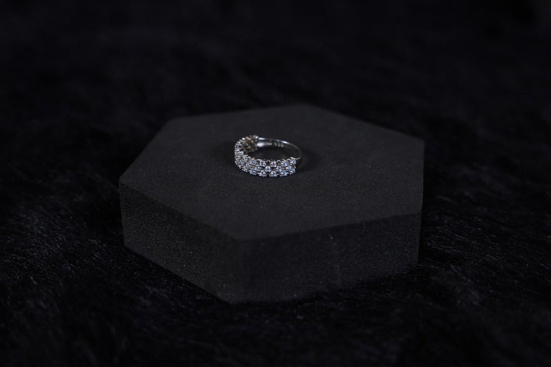 SILVERINGS 925 STERLING DAZZLE CRAFTED RING SILVER RING - Silverings