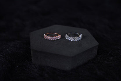 SILVERINGS 925 STERLING DAZZLE CRAFTED RING SILVER RING - Silverings