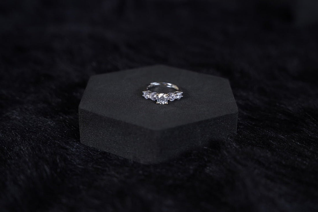 SILVERINGS 925 STERLING THRIPLE SILVER RING - Silverings