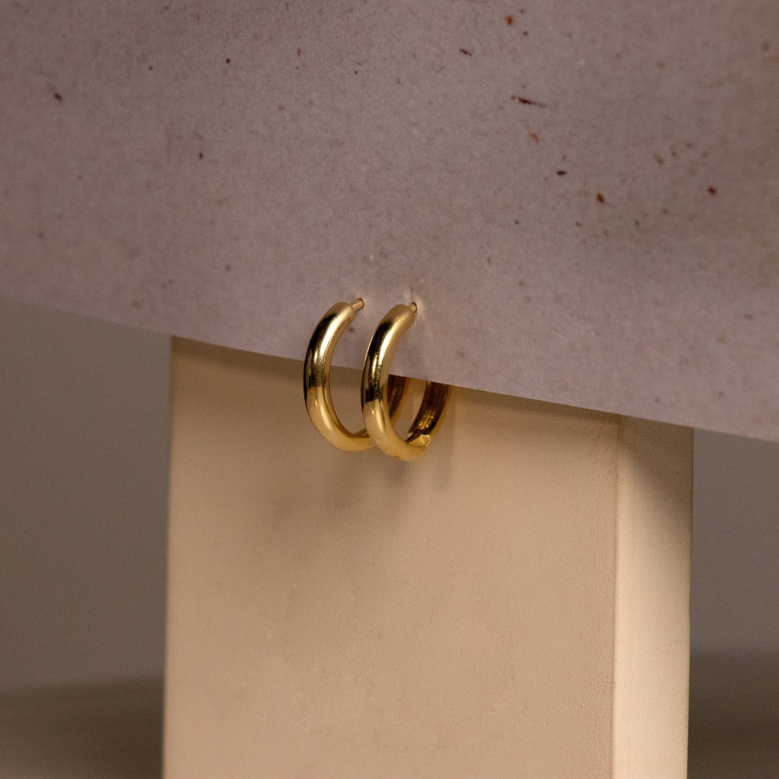 Simple &amp; Classy Gold Hoops - Silverings