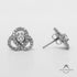 Spiral Zircon Earrings - Silverings