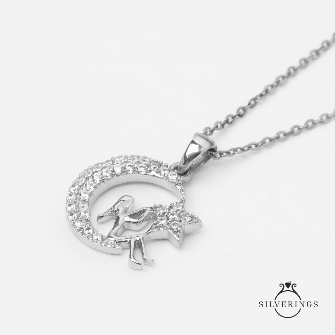 Starry Angel Gold Necklace - Silverings