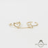 Stay With me Adjustable Zircon Ring - Silverings