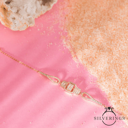 The One Rose Gold Bracelet - Silverings