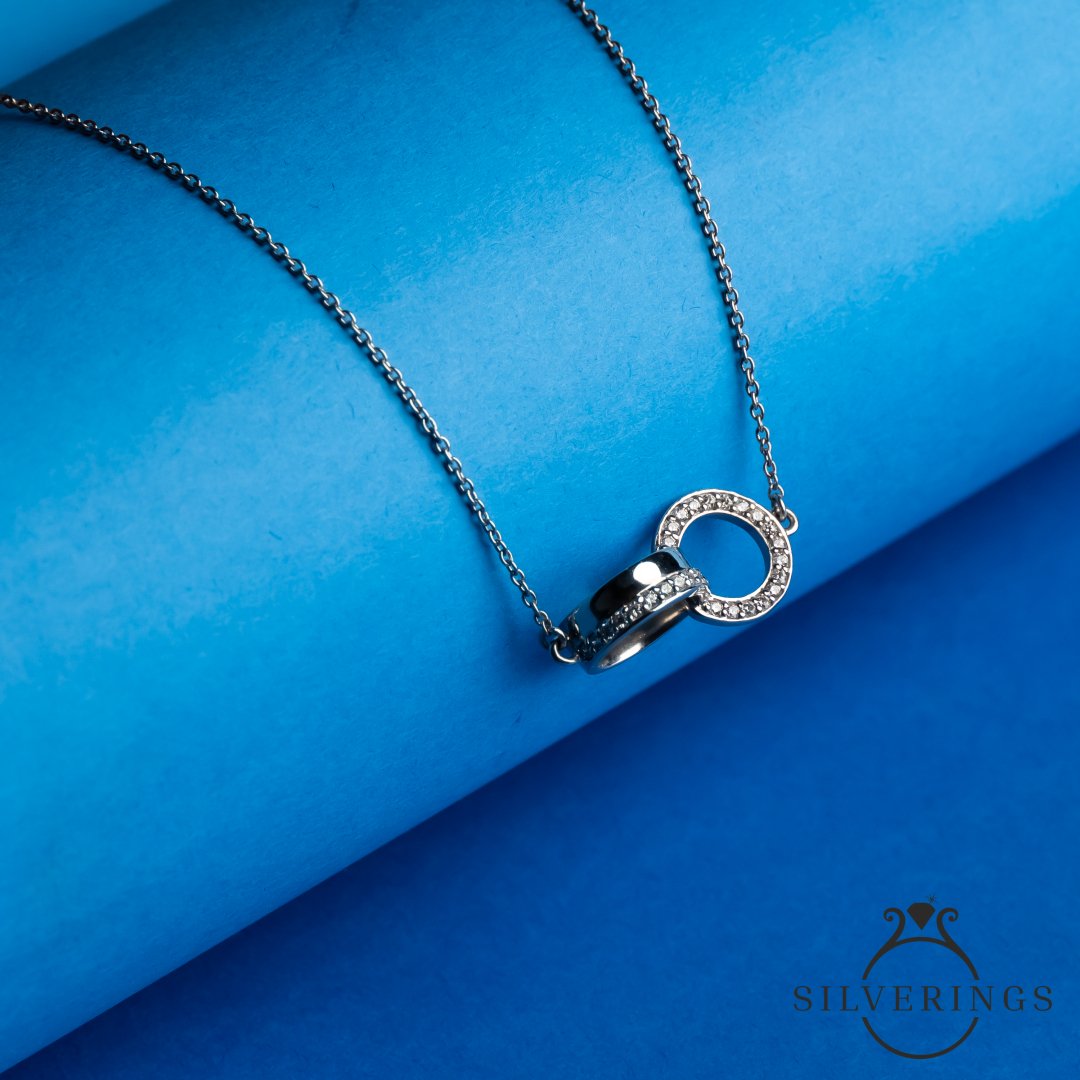The Soul Tie Zircon Necklace - Silverings