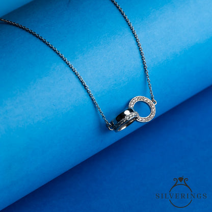 The Soul Tie Zircon Necklace - Silverings